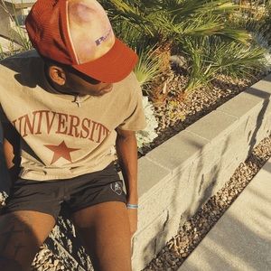 University Tee by Pistachyio @pistachyio (pistachyio.com) Size S-2XL Mocha Color